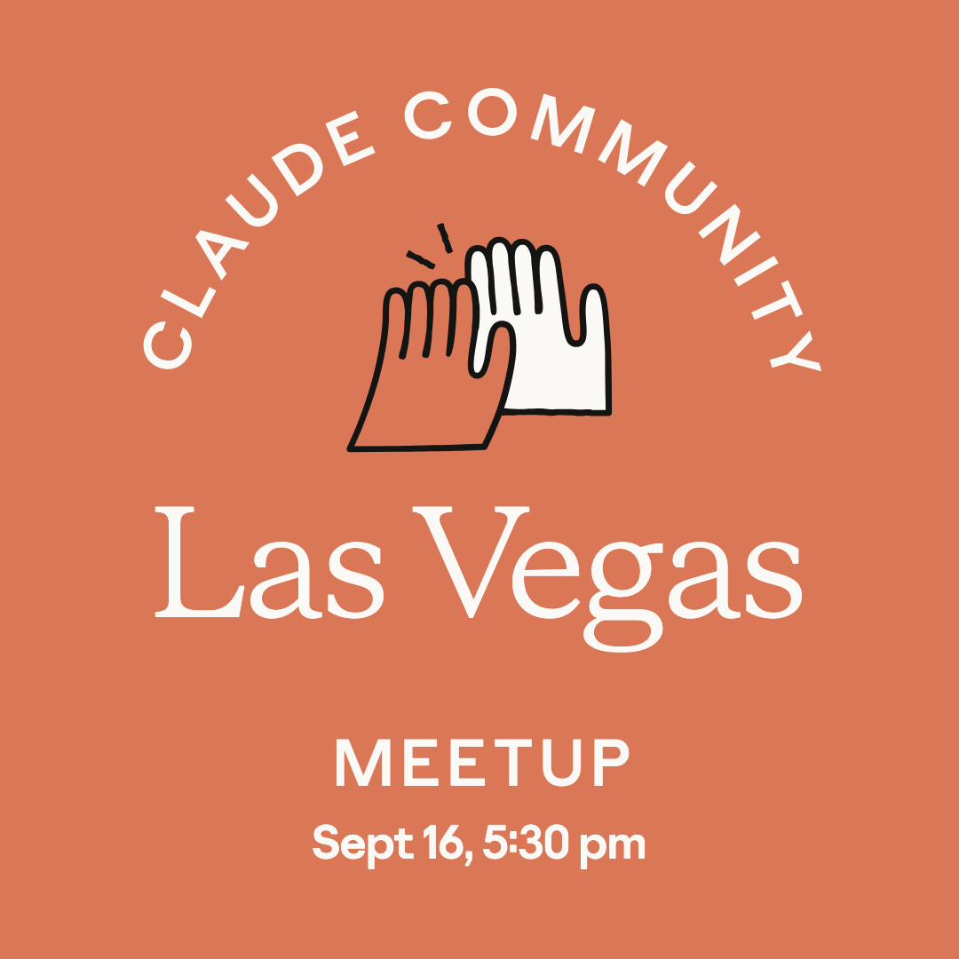Vegas | Claude For Everyone — WED SEP 16 · 5:30 PM